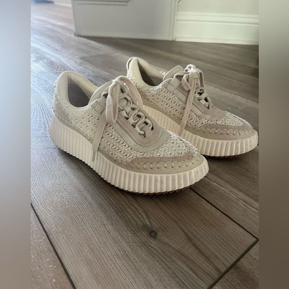 Dolce Vita Cream Platform Sneakers